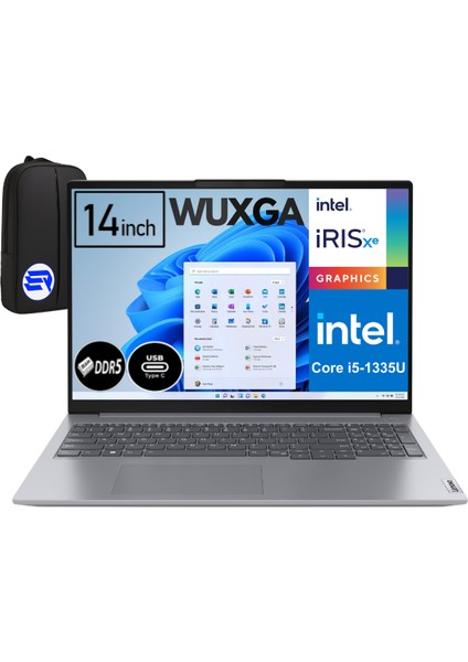 Thinkbook 14 G6 Irl 21KG00Y5TREP2 Intel Core I5-1335U 64GB Ram 512GB SSD Wuxga 14" WIN11 Pro + Elektropasaj Çanta