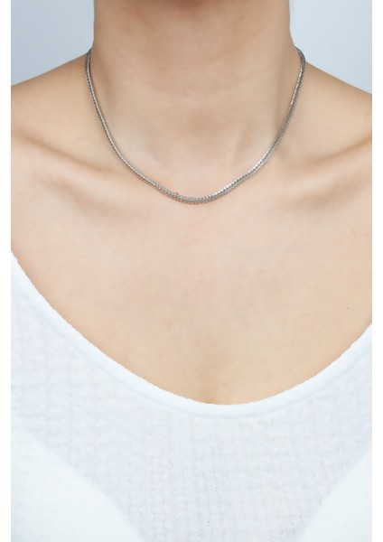 Klasik Gümüş Renk Kolye modelleri