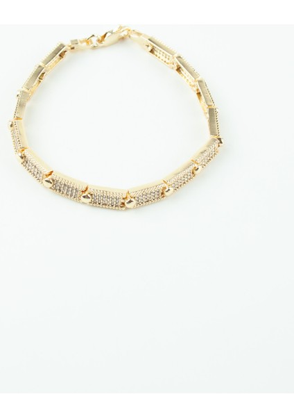 Zirkon Taşlı Vip Seri Gold Bileklik fiyatları