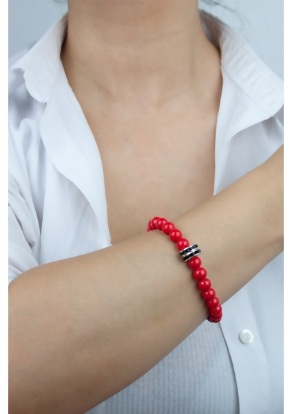 Siyah Cam Boncuk Bileklik