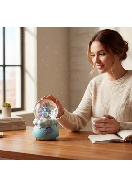 My Little Pony Unıcorn Büyük Boy Püskürtmeli Müzikli Işıklı Kar Küresi indirimleri