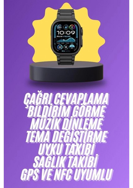 Ultra 3 Kordonlu Amoled Ekran Akıllı Saat Çok Fonksiyonlu Uyku ve Sağlık Takibi fiyatları