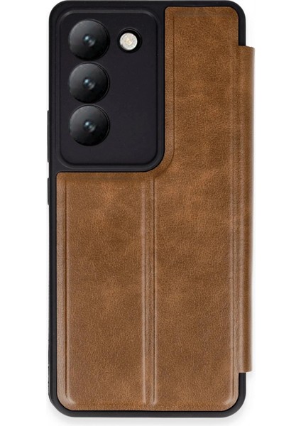 Vivo V30 Lite 4g Kılıf Flip Cover - Taba (K95)