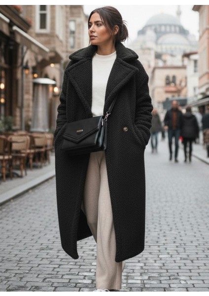 Kışlık Peluş Kadın Şık Ceket co03syh1 fırsatları