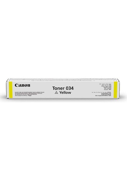 034-9451B001 Sarı Orijinal Fotokopi Toner
