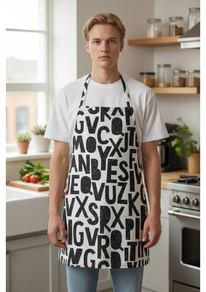 Unisex Mutfak Önlüğü Aşçı Önlüğü