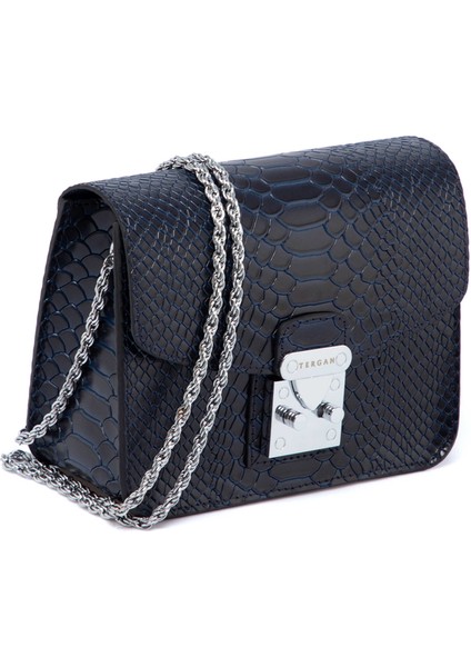 Lacivert Hakiki Deri Kadın Çapraz Askılı Çanta - S25K1BC78972-G9C fiyatları