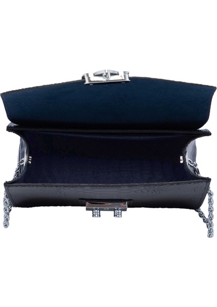 Lacivert Hakiki Deri Kadın Çapraz Askılı Çanta - S25K1BC78972-G9C fırsatları
