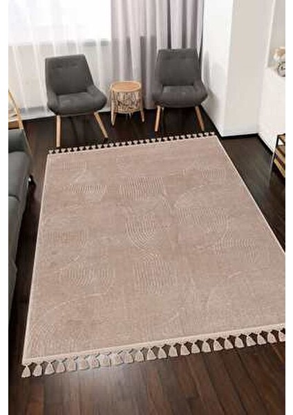 Rölyef Joy Vizonkaymaz Taban Kesme Halı Yolluk Pon Pon modelleri