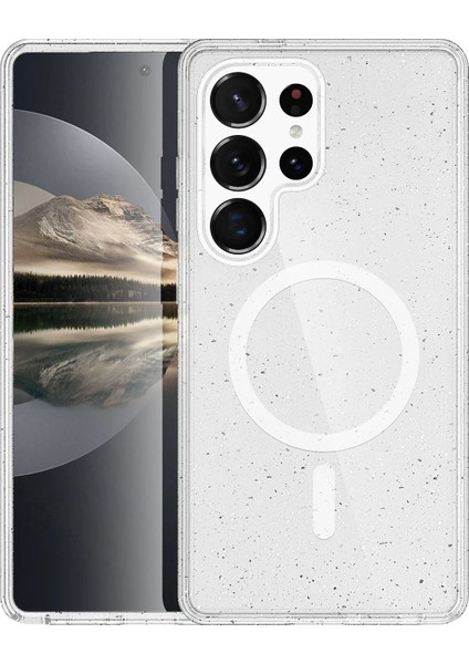 Samsung Galaxy S25 Ultra Glow Simli Lens Hediyeli Kılıf - Şeffaf fiyatları