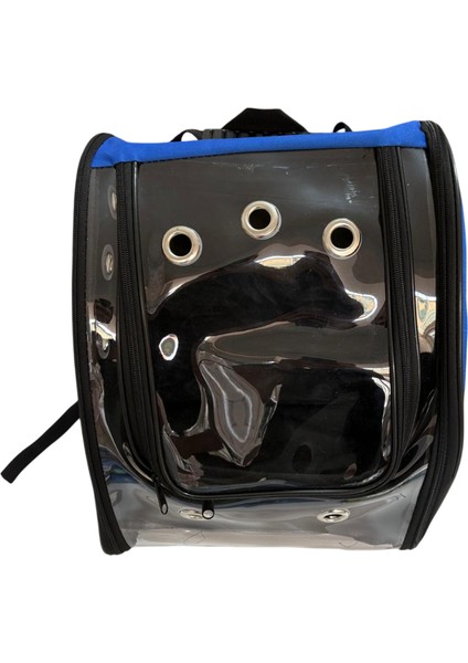 Kedi-Köpek Sırtçantası 11HAVALI Kanallı Öndengiriş Fermuarlı Su Geçirmez