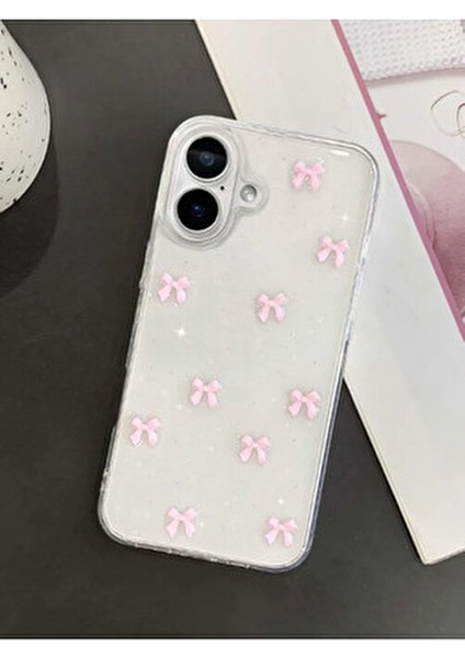 Apple iPhone 17 Uyumlu – Pembe Fiyonk Desenli Yumuşak Silikon Kılıf, Darbeye Karşı Dayanıklı Kapak fırsatları