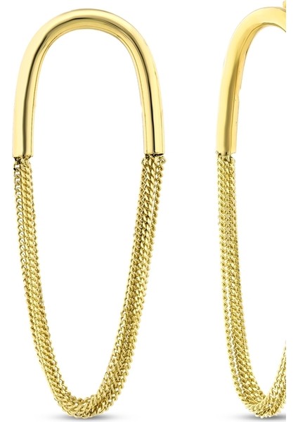 Tasarım Altın Küpe - 14K fiyatları