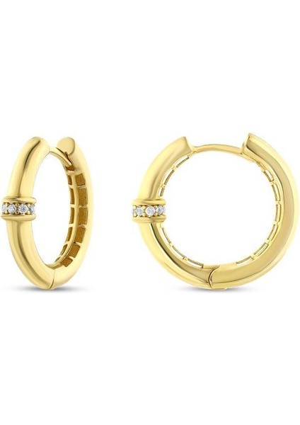 Altın Halka Küpe - 14K