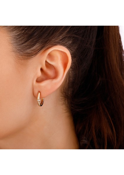 Altın Halka Küpe - 14K modelleri