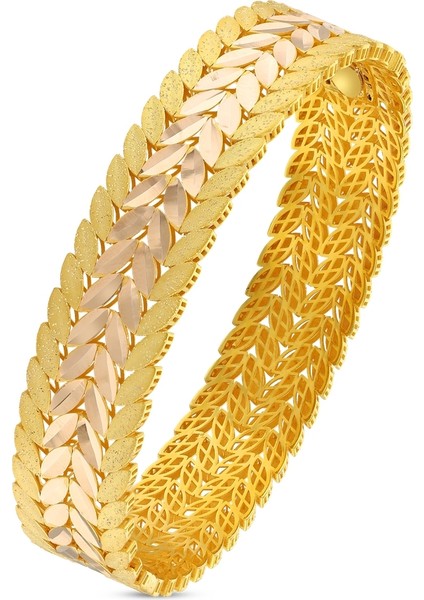 Altın Tasarım Kelepçe Bilezik - 14K fiyatları