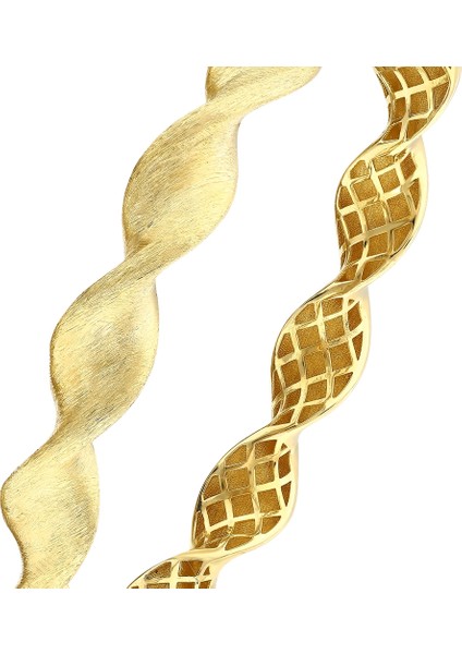 Tasarım Altın Kelepçe - 14K fırsatları