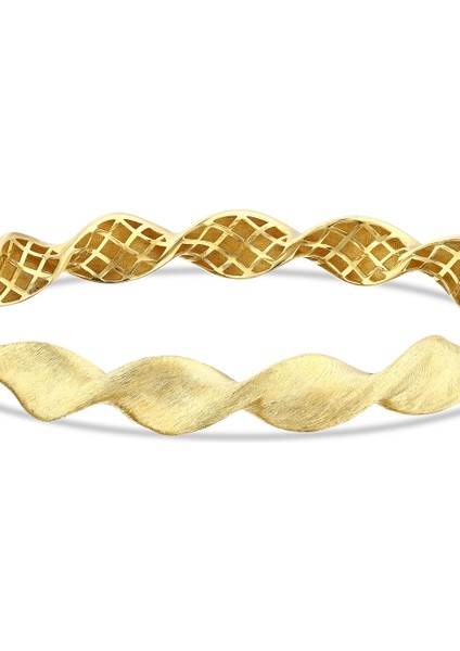 Tasarım Altın Kelepçe - 14K indirimleri