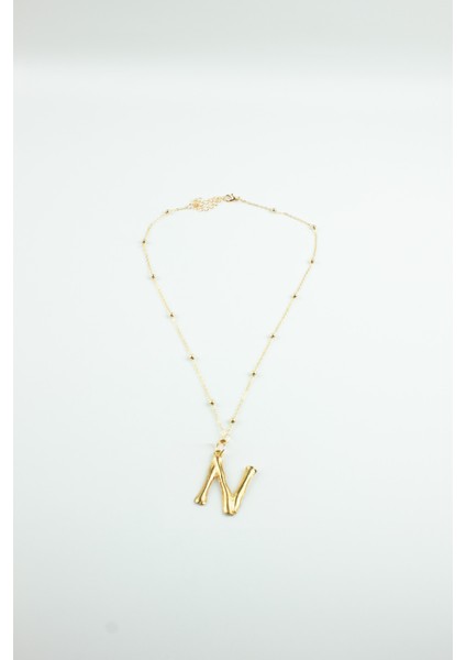 Ince Zincir Harf Kolye N Harfi fiyatları