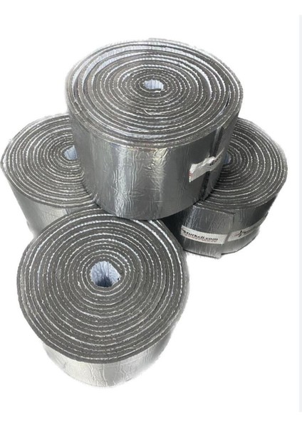 Folyolu Kauçuk Sünger 15CMX10METRE 9mm Yapışkanlı Araç Oto Ses Isı Yalıtım Bandı