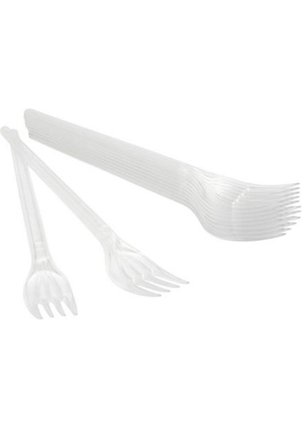 Plastik Lüks Çatal 50'li 1 Adet