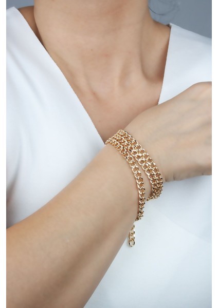 Gold Zincir Bileklik