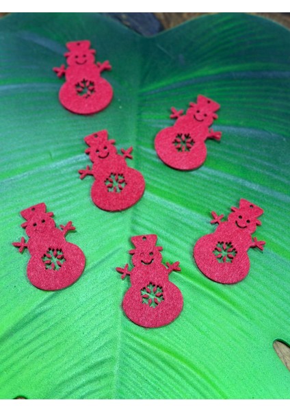 6 Adet Keçe Kardan Adam Arma Dikiş Aksesuarı 6x4 cm indirimleri