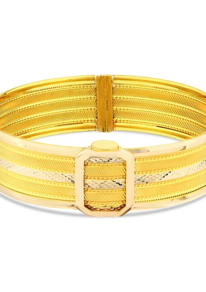 Altın Kelepçe Bilezik - 14K indirimleri