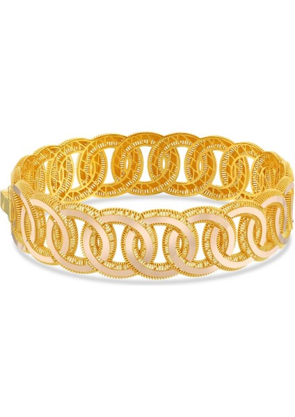 Altın Kelepçe Bilezik - 14K