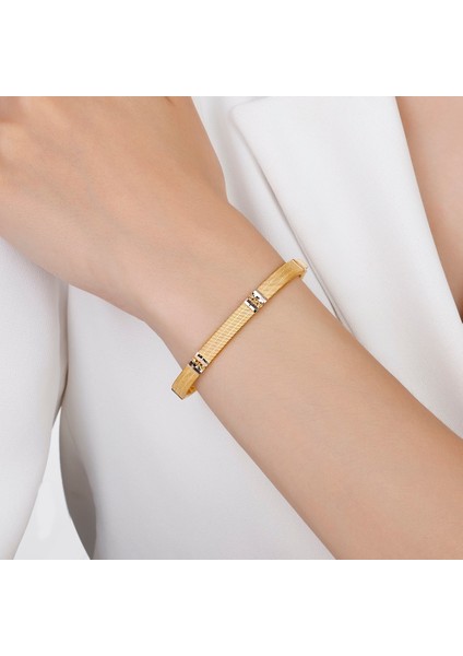 Altın Tasarım Kelepçe Bilezik - 14K modelleri