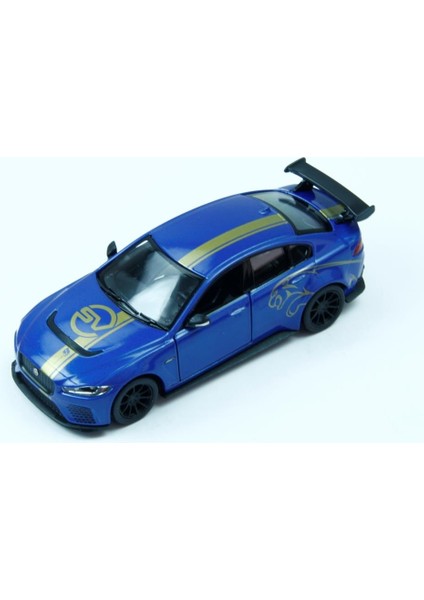 Kinsmart Jaguar Xe Sv Project 8 (Mavi) 1/32 Model Araba