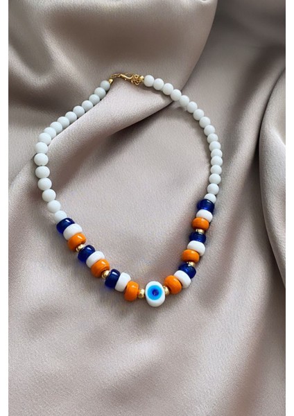 Nazar Boncuklu Renkli Kolye fiyatları