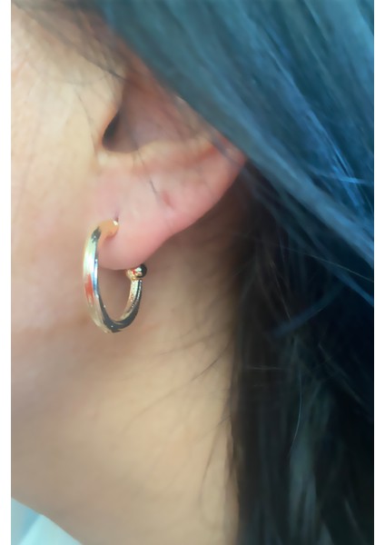 Gold Renk Halka Küpe modelleri