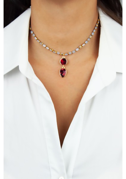 Sedef Uçlu Kadın Kolye