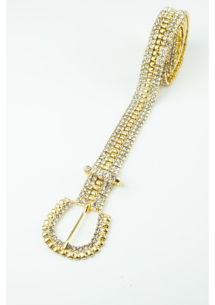 Kristal Taşlı Abiye Şık Kemer