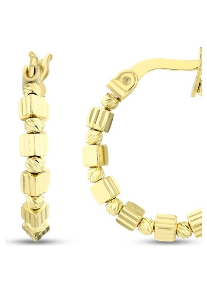 Altın Halka Küpe - 14K fiyatları