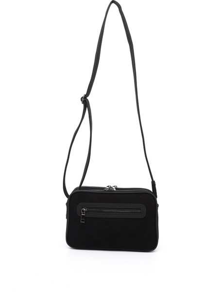 Kadın Siyah Süet Uzun Askılı Omuz Çantası fırsatları