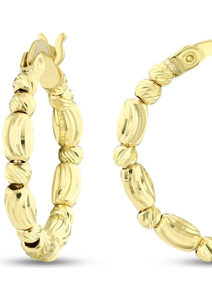 Altın Halka Küpe - 14K fiyatları