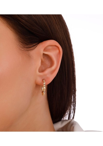 Altın Halka Küpe - 14K modelleri