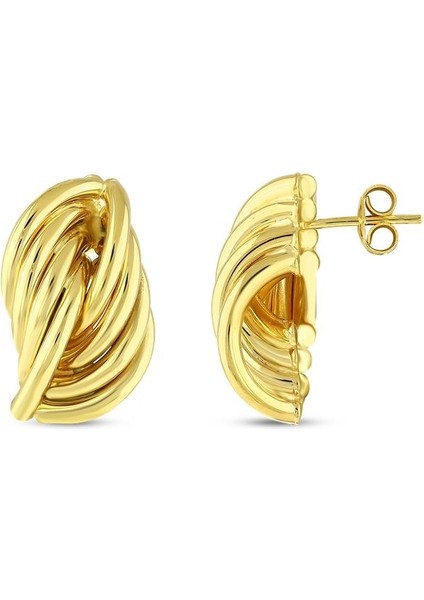 Tasarım Altın Küpe - 14K