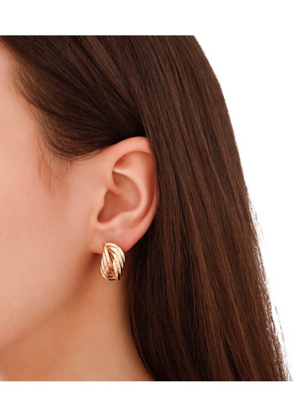 Tasarım Altın Küpe - 14K modelleri