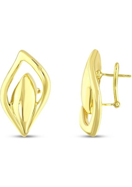 Tasarım Altın Küpe - 14K