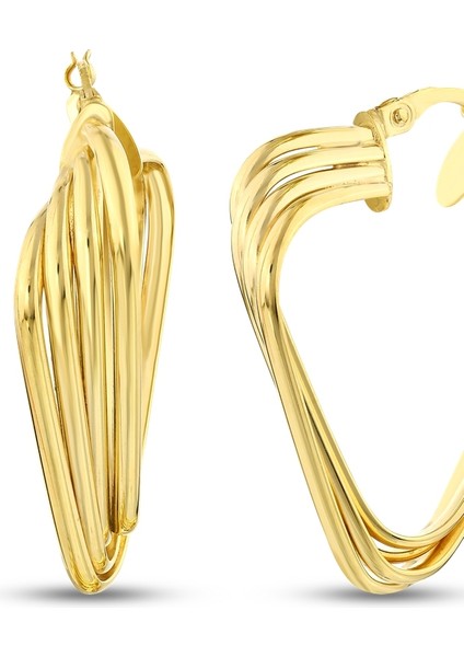 Altın Tasarım Küpe - 14K fiyatları