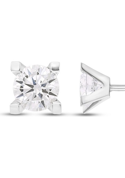 Altın Tektaş Küpe - 14K fiyatları