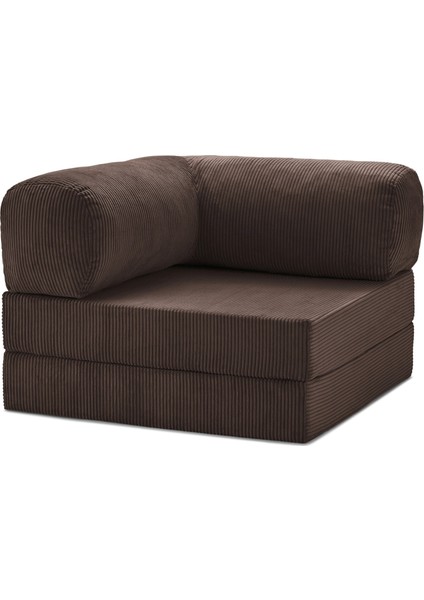 Çok Amaçlı Yer Yatağı ve Köşe Koltuk Seti | 100X100 cm | Puf Koltuk - Yatak | Kadife Kumaş |demirli fiyatları