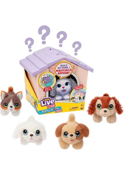 Little Live Pets Yavru Köpeğim ve Pembe Evi Sürpriz Paket LPP01110