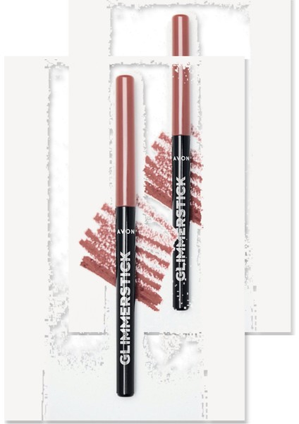 Glimmerstick Dudak Kalemi - Blushed Nude Ikili Set