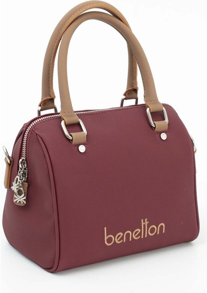 Benetton Kadın Kol Çantası Bordo - Camel BNT1647 modelleri