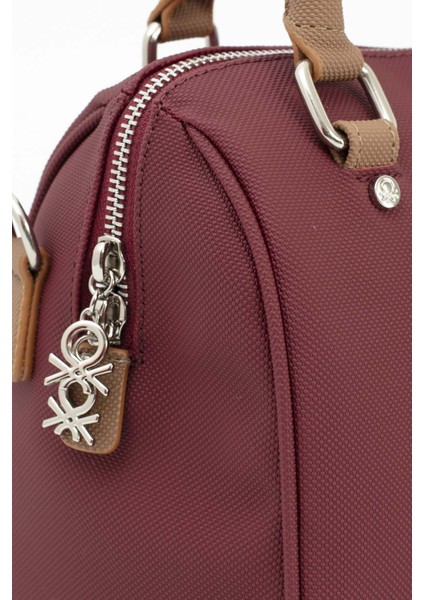 Benetton Kadın Kol Çantası Bordo - Camel BNT1647 indirimleri