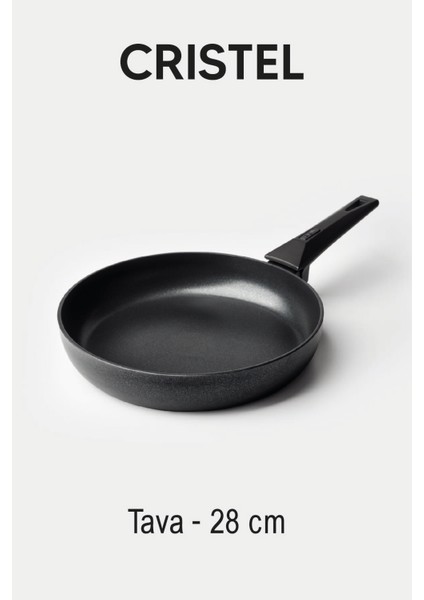 Cristel 28 cm Tava Siyah fiyatları